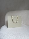 LUXUSPAPIERTASCHE GOLD GLITZER – S (25x10x20 cm)