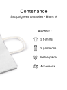 Twisted handle bag - Kraft white