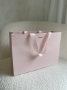 LUXUSPAPIERTASCHE ROSA – ROSA HENKEL – M (35x12x25 cm)