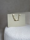 LUXURY PAPER BAG GOLD GLITTER – M (35x12x25 cm)