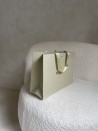 LUXUSPAPIERTASCHE GOLD GLITZER – M (35x12x25 cm)