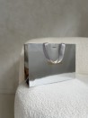Sac papier Luxe Silver miroir Express - M (35x12x25cm)