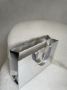 Sac papier Luxe Silver miroir Express - M (35x12x25cm)
