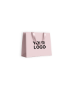 LUXURY PAPER BAG PINK – PINK HANDLES – M (35x12x25 cm)
