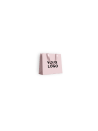 Sac papier Luxe Rose Express - poignées roses - XS (16x8x16cm)