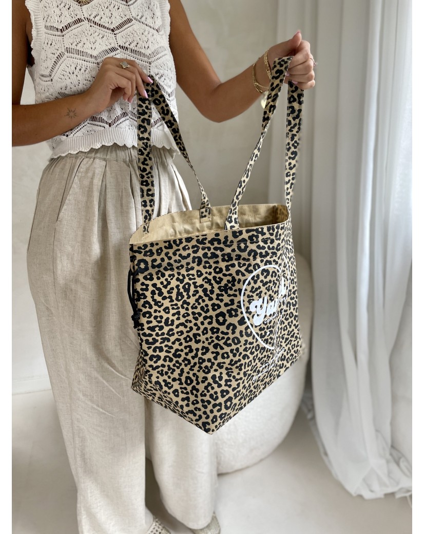 NICE BAG – LEOPARD PRINT – L (58 x 24 x 35 cm)