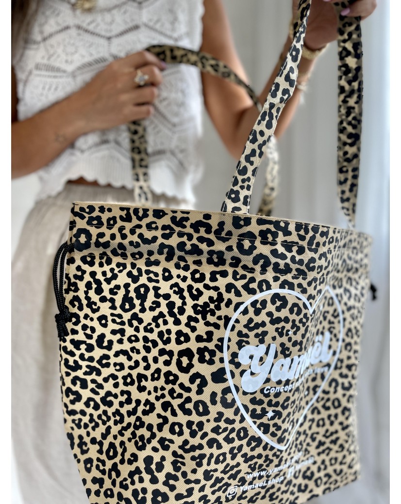 NICE BAG – LEOPARD PRINT – L (58 x 24 x 35 cm)