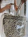 TASCHE NICE Leopardenmuster – L (58 x 24 x 35 cm)