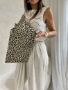TASCHE NICE Leopardenmuster – L (58 x 24 x 35 cm)
