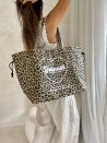 TASCHE NICE Leopardenmuster – L (58 x 24 x 35 cm)