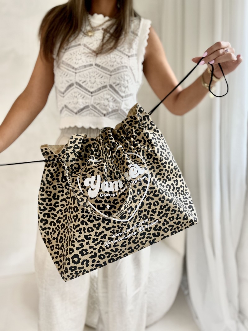 NICE BAG – LEOPARD PRINT – L (58 x 24 x 35 cm)