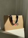 Kraft Luxury Paper Bag – black handles – M (35 x 12 x 25 cm)