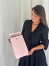 PRESTIGE-TASCHE ROSA – M (20x10x30 cm)