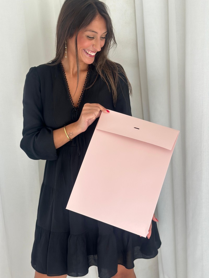 BOLSA PRESTIGE ROSA – L (30x12x40 cm)