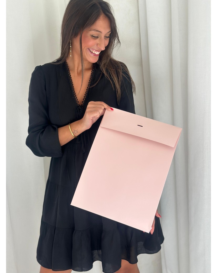 PRESTIGE POUCH PINK – L (30x12x40 cm)