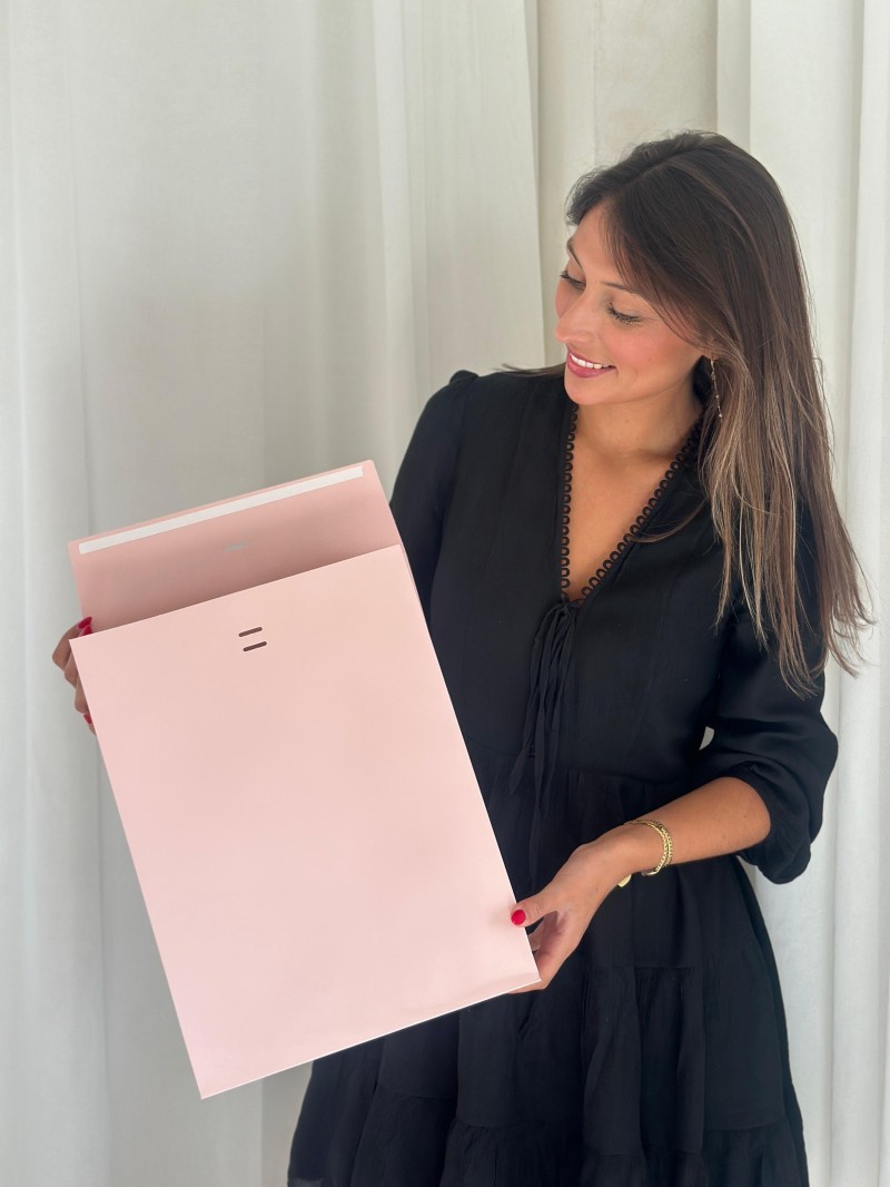 PRESTIGE-TASCHE ROSA – L (30x12x40 cm)