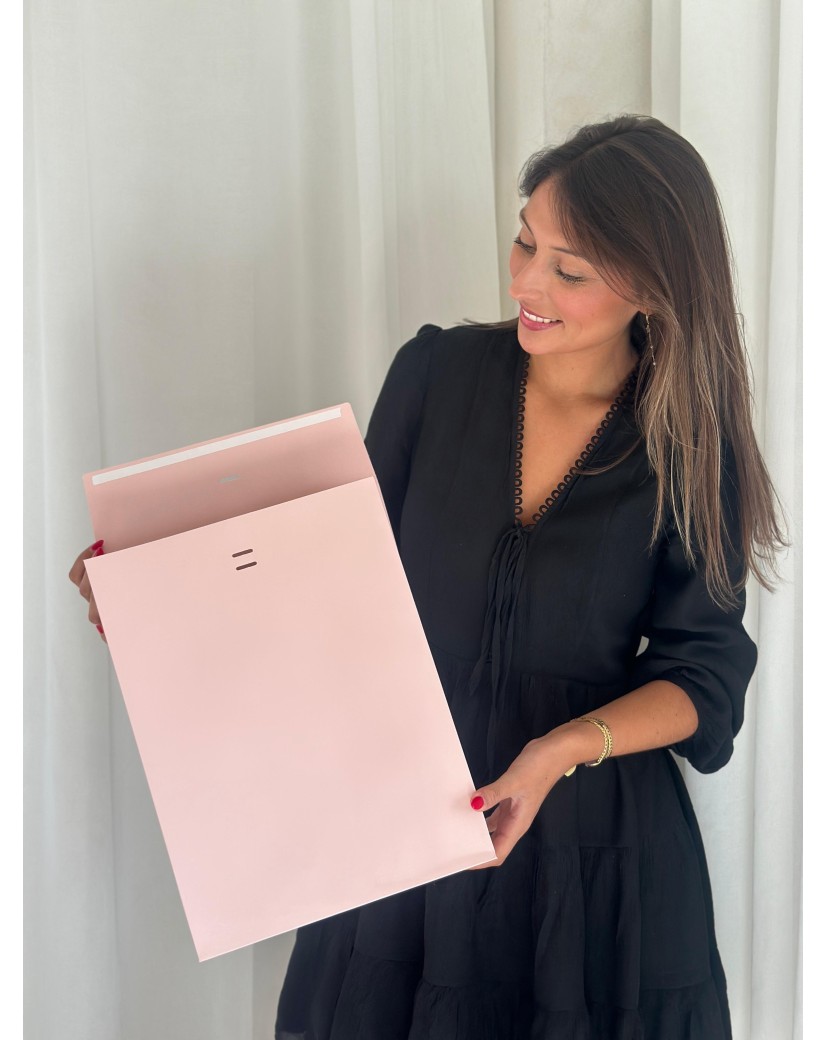 BOLSA PRESTIGE ROSA – L (30x12x40 cm)
