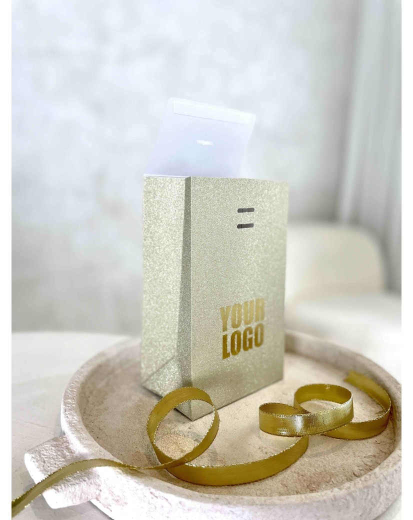 PRESTIGE-ZAK – Glitter Goud S (12x8x20cm)