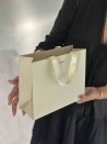 Sac papier Luxe Gold pailleté Express - S (25x10x20cm)