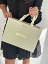 LUXURY PAPER BAG GOLD GLITTER – M (35x12x25 cm)