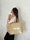 BOLSA NICE DISCO GOLD – L (58x24x35 cm)