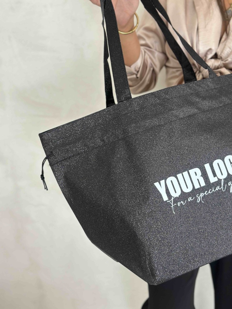 BOLSA NICE DISCO NEGRO – L (58x24x35 cm)