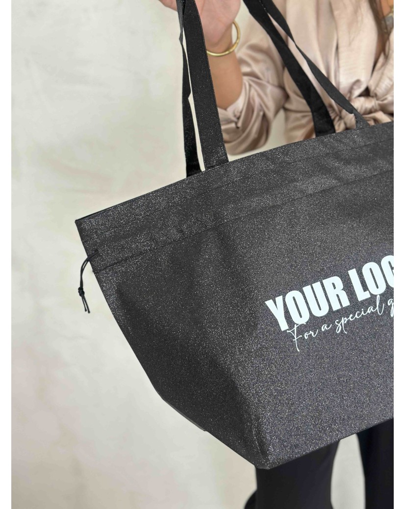 NICE BAG – DISCO BLACK – L (58 x 24 x 35 cm)