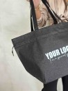 TASCHE NICE DISCO SCHWARZ – L (58x24x35 cm)
