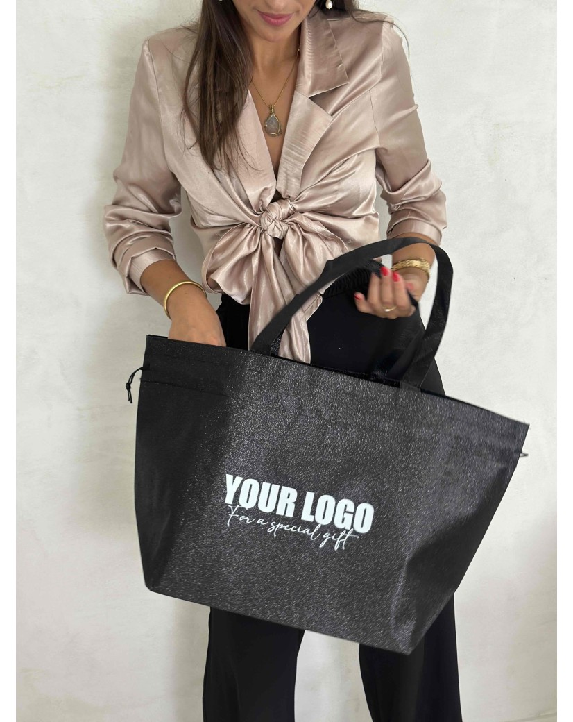 NICE BAG – DISCO BLACK – L (58 x 24 x 35 cm)