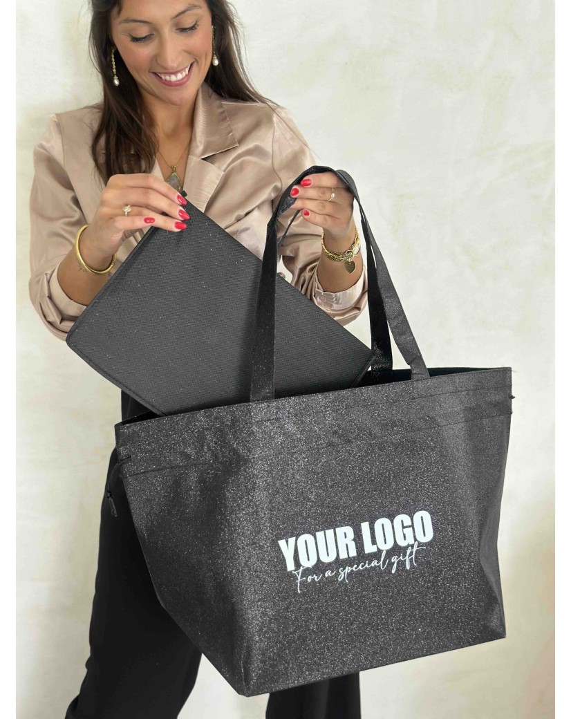 NICE BAG – DISCO BLACK – L (58 x 24 x 35 cm)
