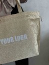 SAC NICE DISCO GOLD - M (40x14x30cm)