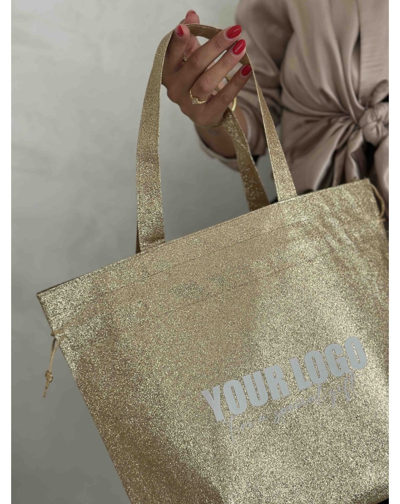 NICE BAG – DISCO GOLD – M (40 x 14 x 30 cm)