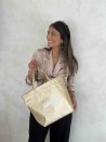 NICE BAG – DISCO GOLD – M (40 x 14 x 30 cm)