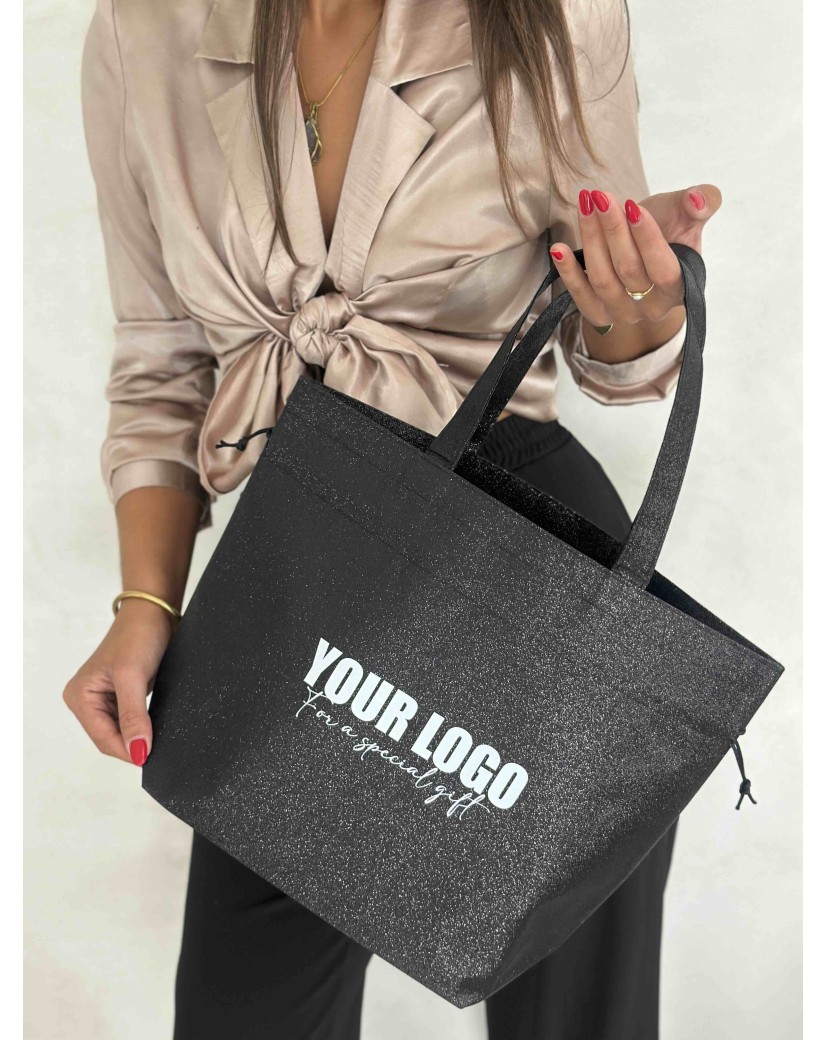 NICE BAG – DISCO BLACK – M (40 x 14 x 30 cm)