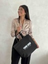TASCHE NICE DISCO SCHWARZ – M (40x14x30 cm)