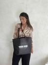 TASCHE NICE DISCO SCHWARZ – M (40x14x30 cm)