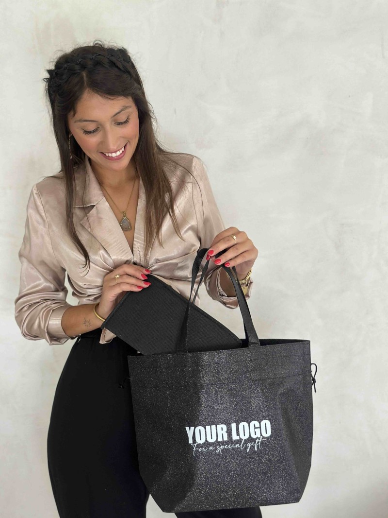 NICE BAG – DISCO BLACK – M (40 x 14 x 30 cm)