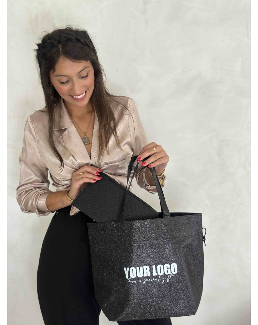 NICE BAG – DISCO BLACK – M (40 x 14 x 30 cm)