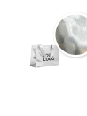 LUXUSPAPIERTASCHE SILBER SPIEGEL – S (25x10x20 cm)