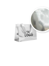 Sac papier Luxe Silver miroir Express - M (35x12x25cm)