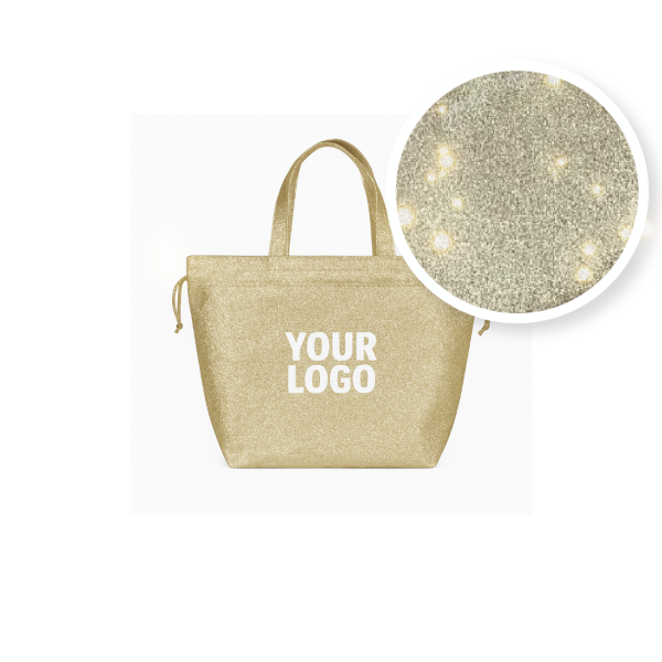 TASCHE NICE DISCO GOLD – M (40x14x30 cm)