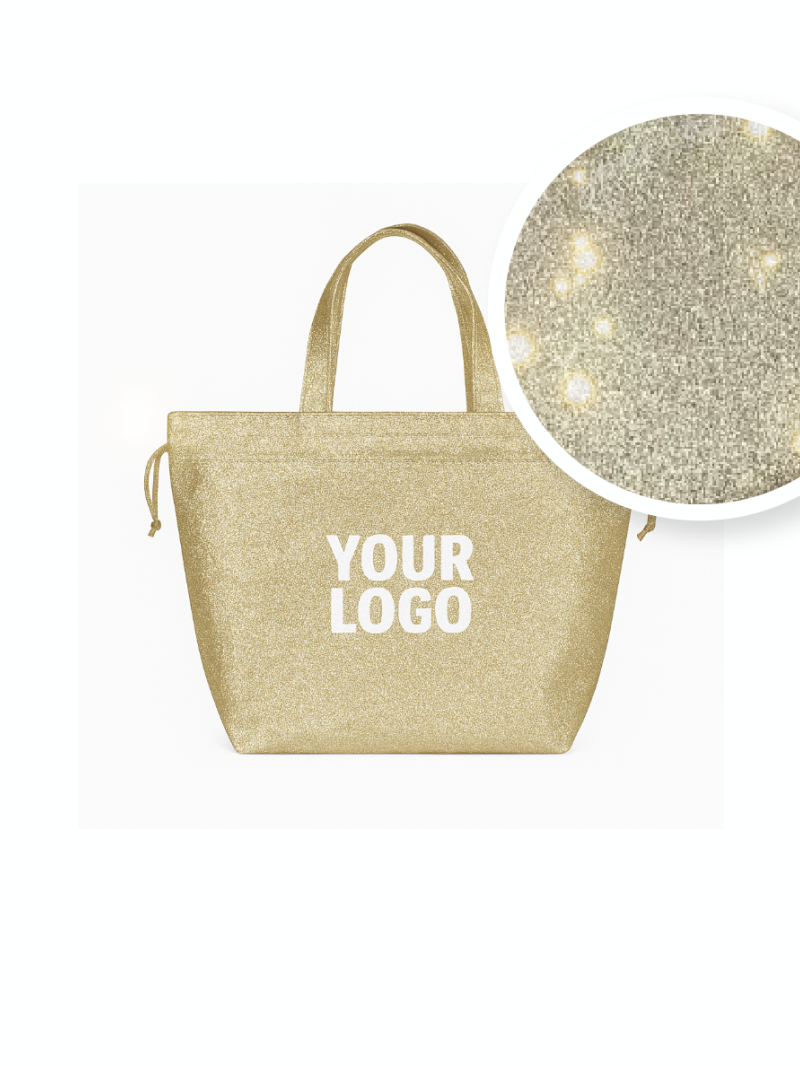 TASCHE NICE DISCO GOLD – M (40x14x30 cm)
