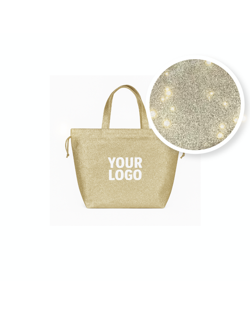 TASCHE NICE DISCO GOLD – M (40x14x30 cm)