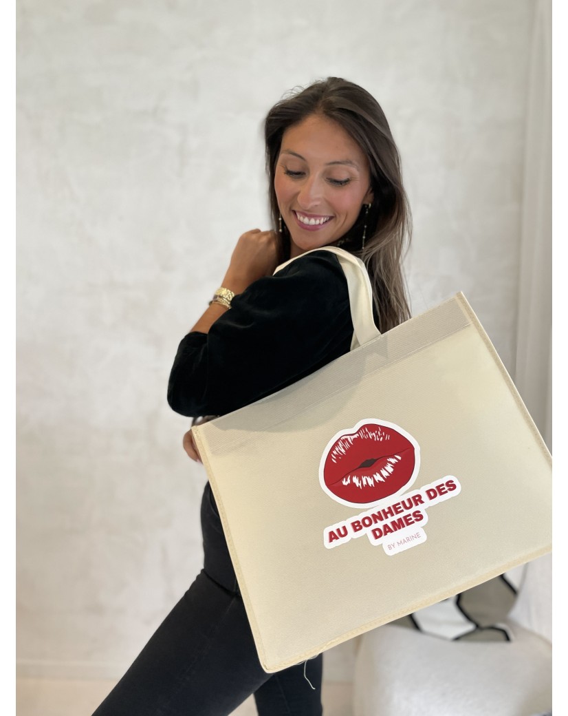 LYON BEIGE BAG - L (45x15x35cm)
