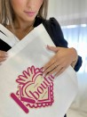 Günstige und umweltfreundliche personalisierte weiße Stofftasche