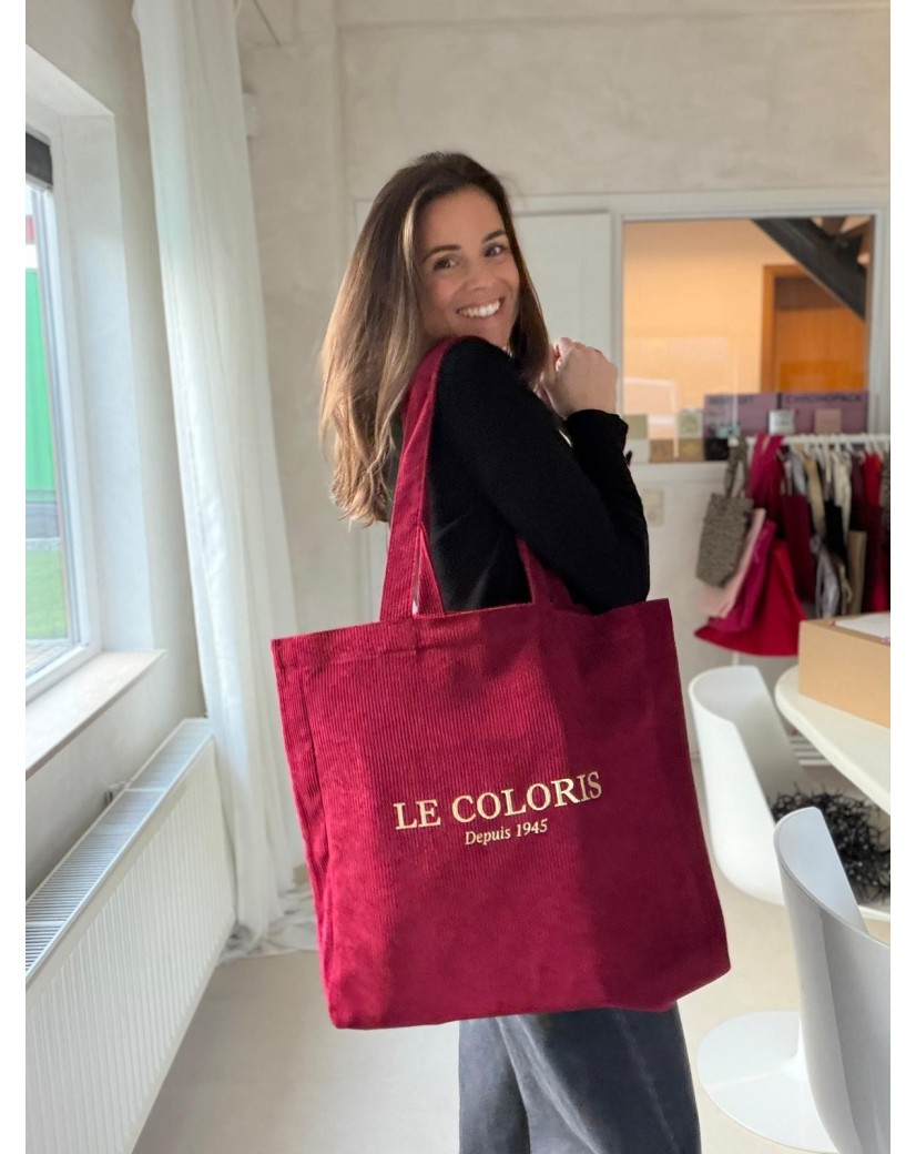 copia de BOLSA OXFORD – TERCIOPELO DE CANALÉ ROSA (41,5 x 10 x 39 cm)