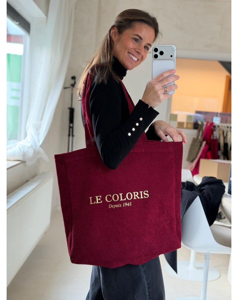 copia de BOLSA OXFORD – TERCIOPELO DE CANALÉ ROSA (41,5 x 10 x 39 cm)