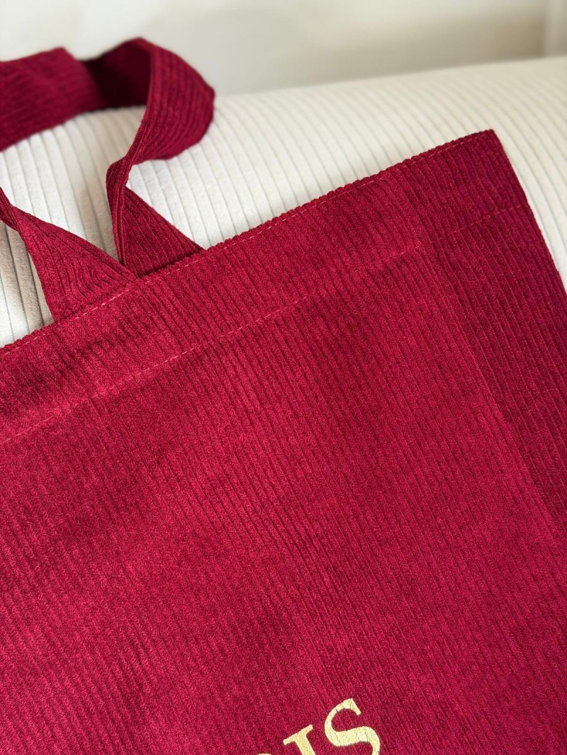 copia de BOLSA OXFORD – TERCIOPELO DE CANALÉ ROSA (41,5 x 10 x 39 cm)