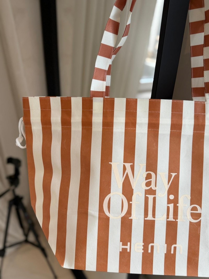 Tasche NICE LINEA Terrakotta – L (58 x 24 x 35 cm)