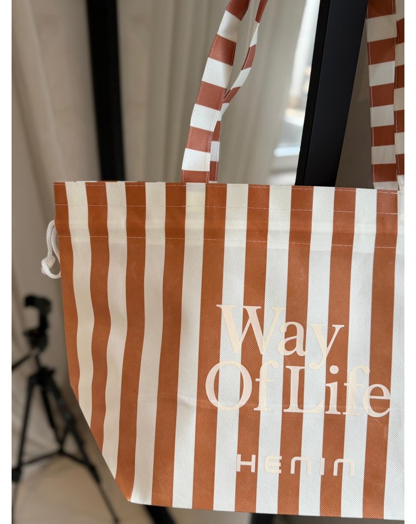 Tasche NICE LINEA Terrakotta – L (58 x 24 x 35 cm)